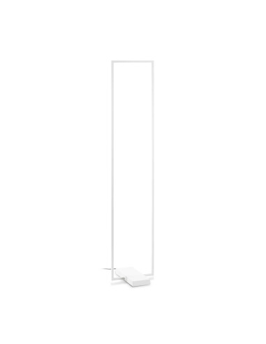 Lampadaire Frame en métal avec des diffuseurs en plastique opale - Ideal Lux