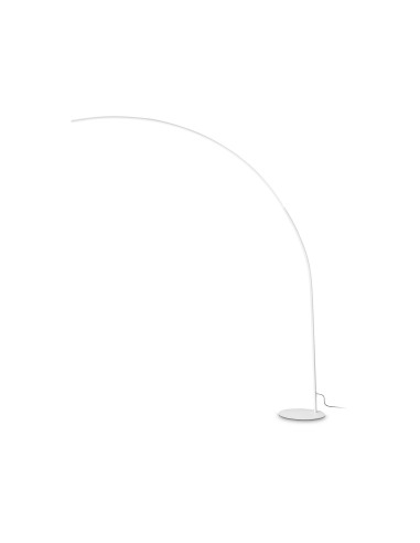 Lampadaire Comet en métal avec des diffuseurs en plastique opale - Ideal Lux