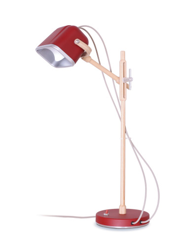 Lampe à poser vintage MOB en bois par Swabdesign