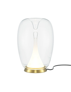 Lampe à poser Splash en aluminium et verre au design contemporain par Maytoni