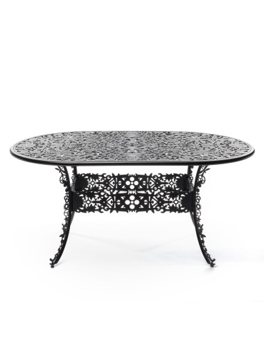 Table Industry Oval Garden 152 cm en aluminium par Seletti