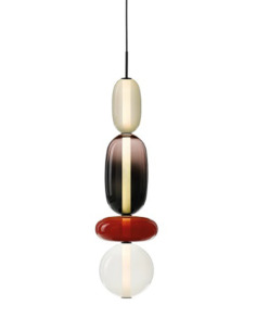Suspension Pebbles L configuration 1 par Boris Klimek x Bomma