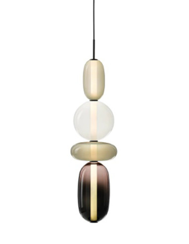 Suspension Pebbles L configuration 4 par Boris Klimek x Bomma