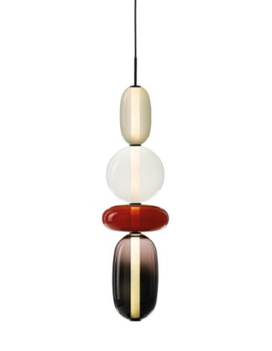 Suspension Pebbles L configuration 5 par Boris Klimek x Bomma