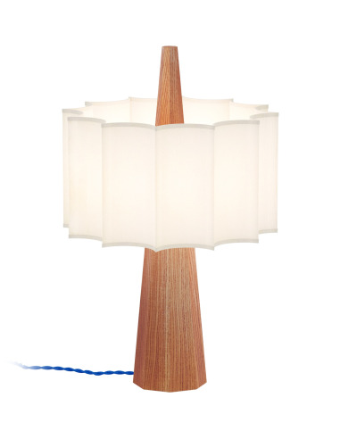 Lampe à poser Rain en bois de châtaignier par Robin Lamps