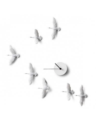 Horloge design oiseaux Migrantbird X CLOCK - C par Haoshi
