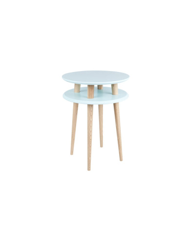 Table basse en bois UFO high par Magdalena Garncarz et Szymon Hanczar 