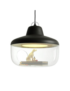 Suspension LED en aluminium - Pavillon rond - 3 arceaux - 6 lumières -  Volta par Estiluz