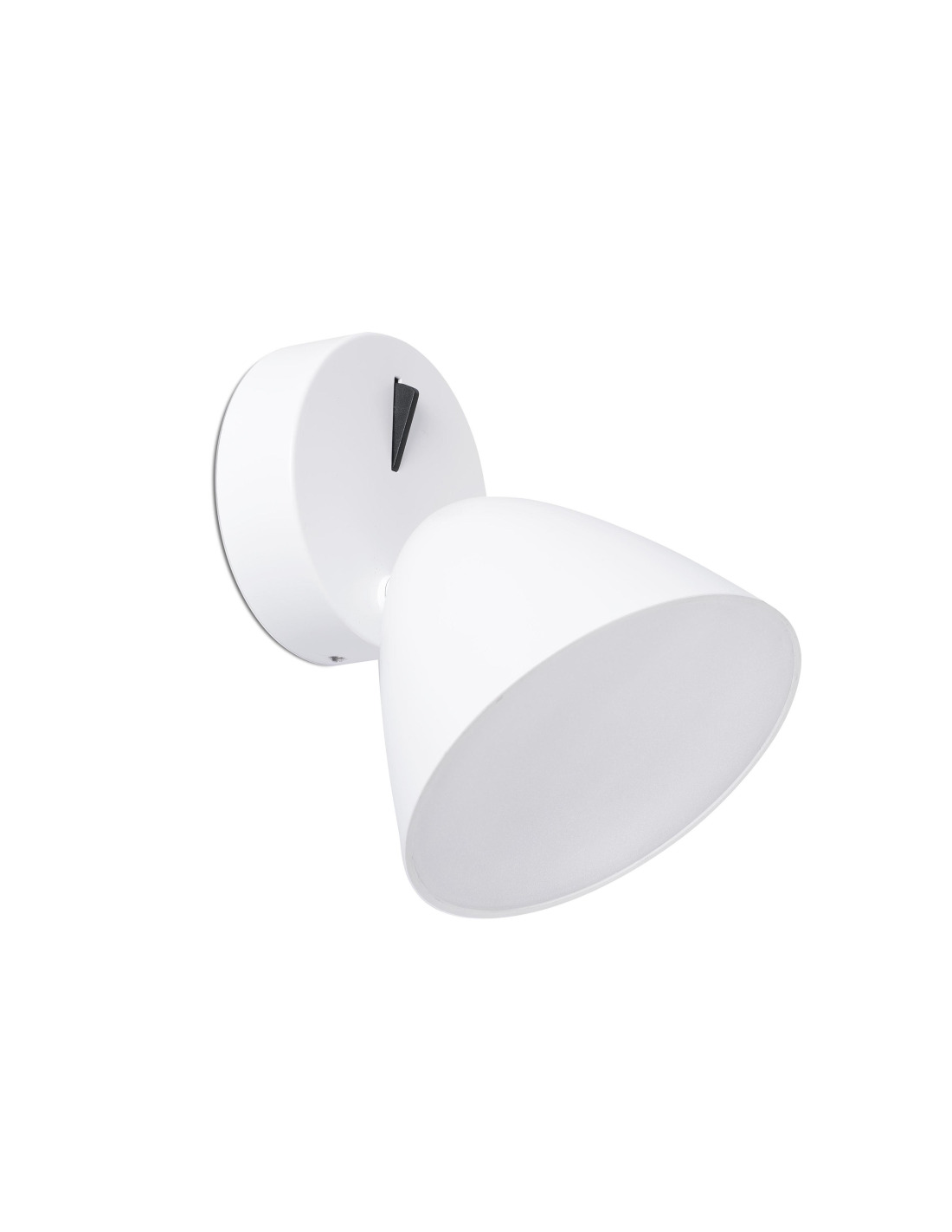 Applique Orientable Aluminium Oasis 1 Spot Blanc avec Interrupteur – LUMINO