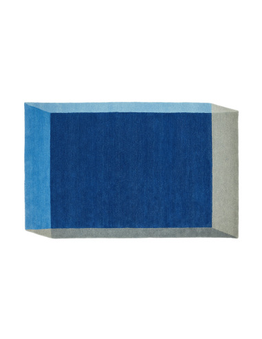 Tapis au design géométrique ISO rectangle 100% en laine par Ontwerpduo x Puik Art