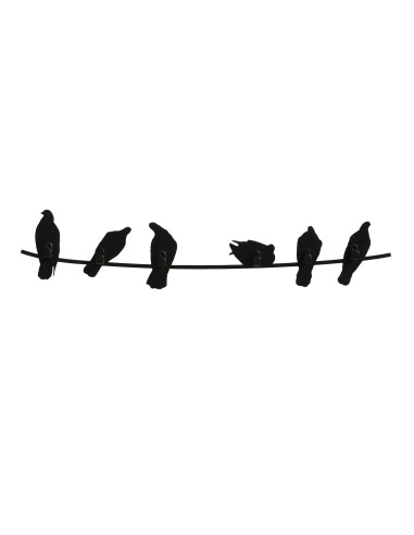Patère Murale Birds On Wire Oiseaux Sur Un Fil De Fer Par Harry Allen X Covo Design