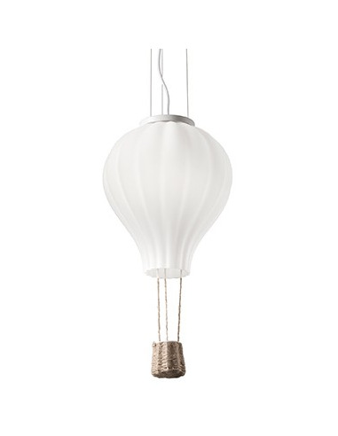 Suspension Montgolfiere En Verre Souffle Pour Une Chambre D Enfant